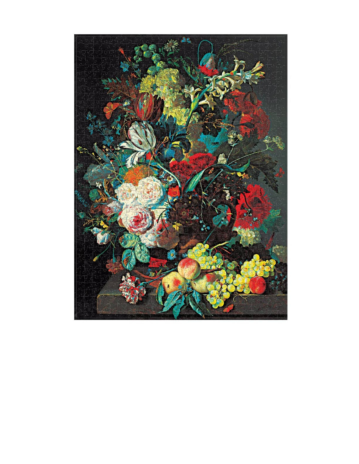 Van Huysum Still Life Burst floral puzzle artwork