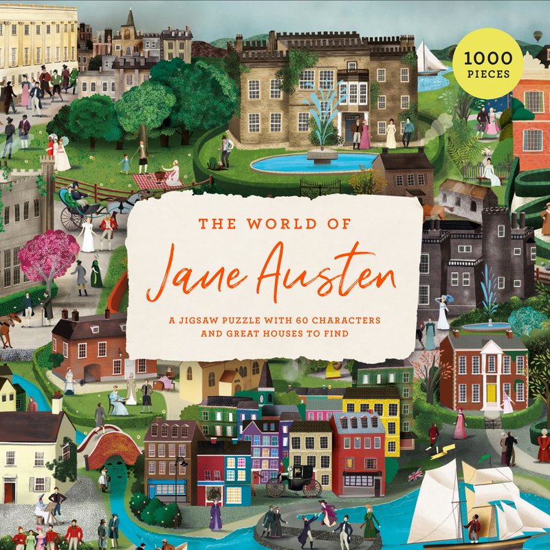 The World of Jane Austen 1000 Piece Puzzle puzzle image
