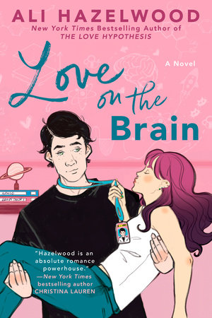 Love on the Brain by Ali Hazelwood — illustrated paperback book cover