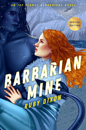 Barbarian Mine by Ruby Dixon — paperback book cover
