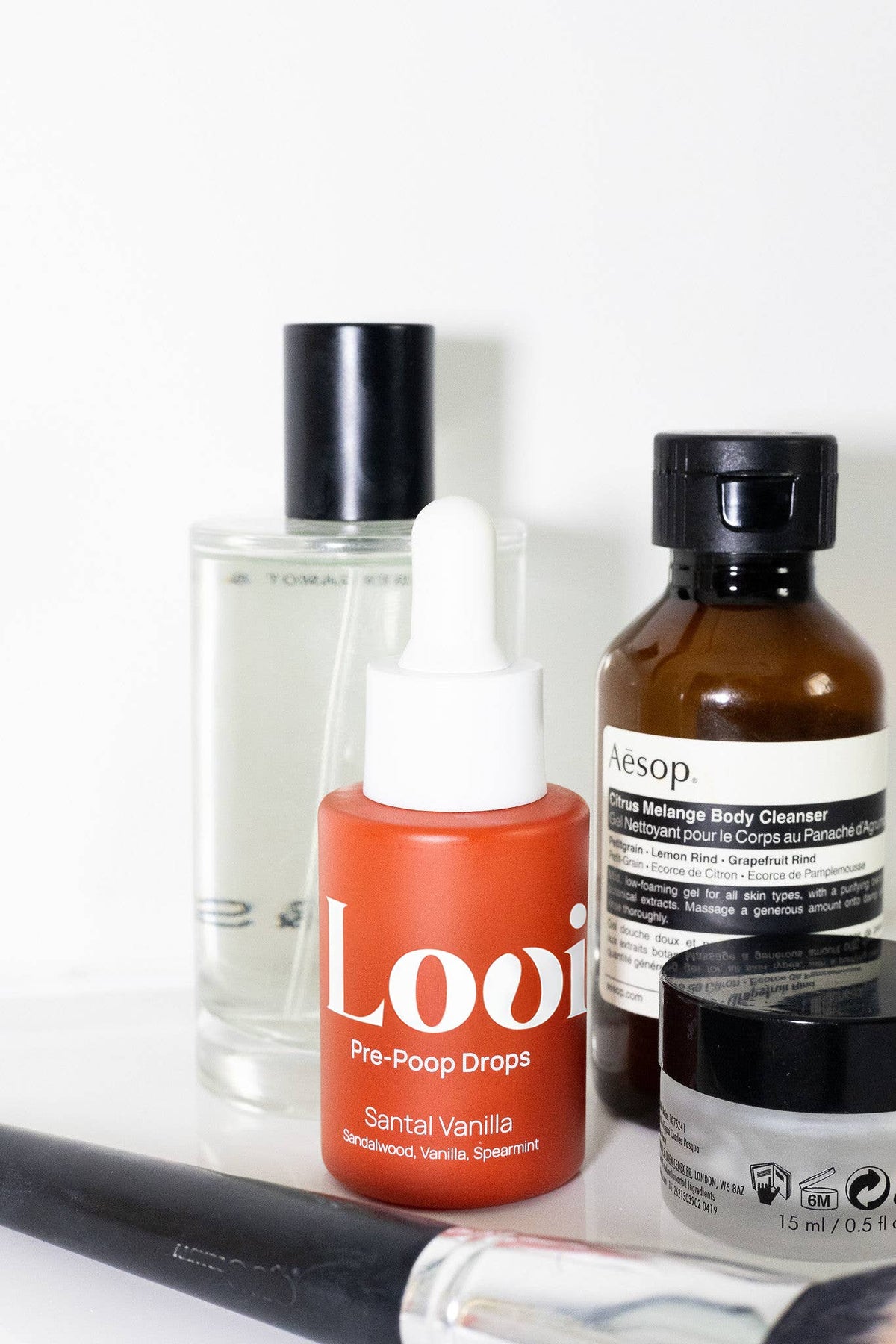 Pre-Poop Toilet Drops — Santal Vanilla